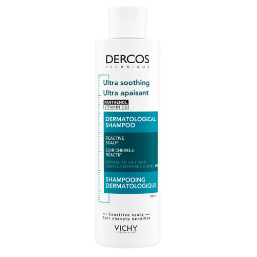 Vichy DERCOS Ultra Soothing Sensitive gras šampón na mastné vlasy 200 ml