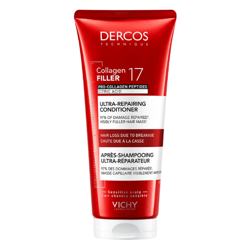 Vichy Collagen 17 Filler ultra-regeneračný kondicionér s kyselinou citrónovou a pro-kolagénovými peptidmi 200 ml