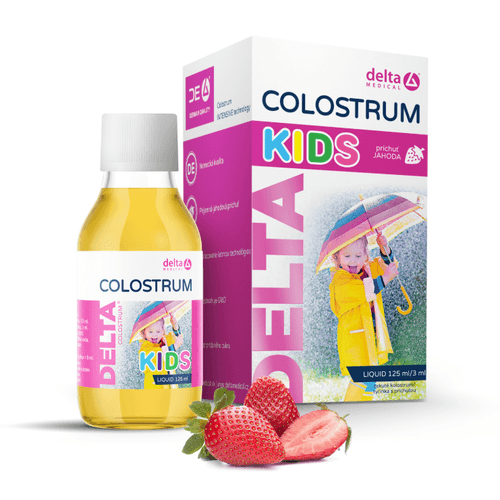 DELTA COLOSTRUM® KIDS Jahoda 125 ml