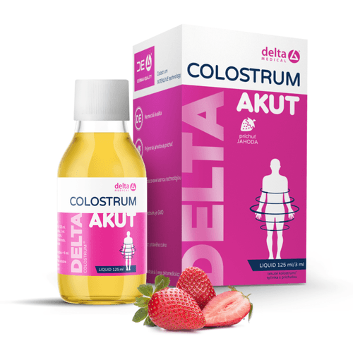 DELTA COLOSTRUM® AKUT Jahoda 125 ml