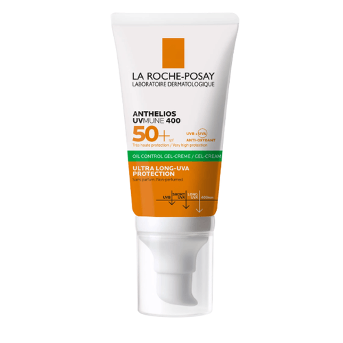 La Roche-Posay Anthelios UVMUNE 400 oil control gél-krém SPF 50+ bez parfumu pre citlivú mastnú pleť 50 ml