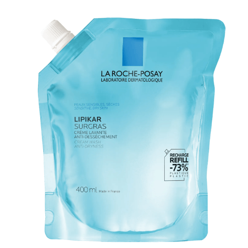 La Roche-Posay Lipikar Surgras Zvláčňujúci umývací gél náplň 400 ml