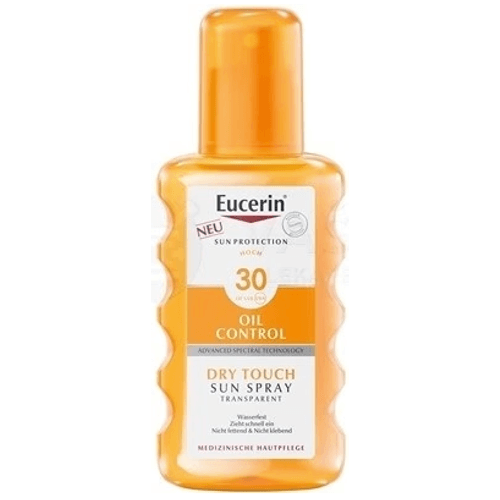 Eucerin Sun Dry Touch OIL CONTROL SPF 30 transparentný sprej 200 ml