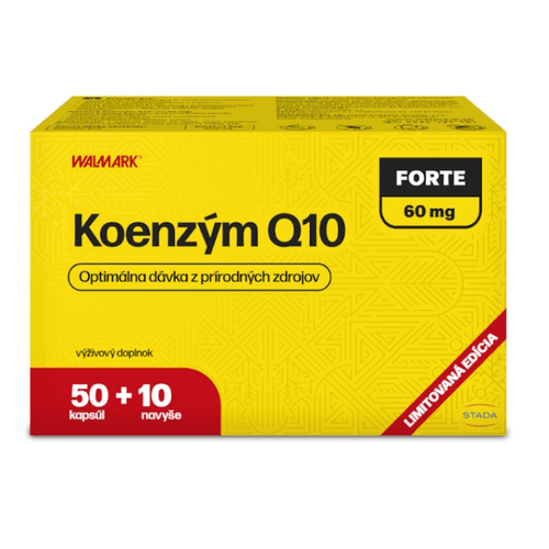 Walmark Koenzym Q10 Forte 60 mg 50 + 10 kapsúl NAVYŠE