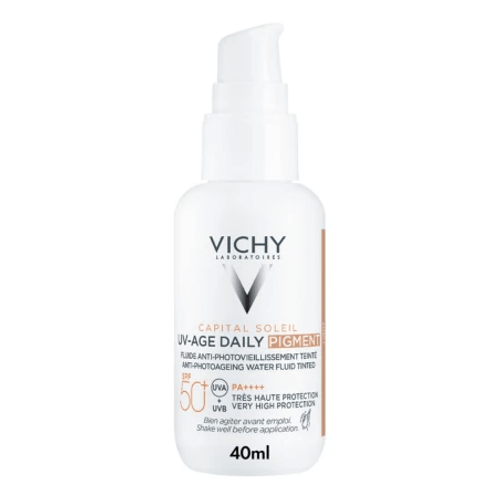 Vichy Capital soleil UV-age daily tónovaný fluid SPF50+ 40 ml