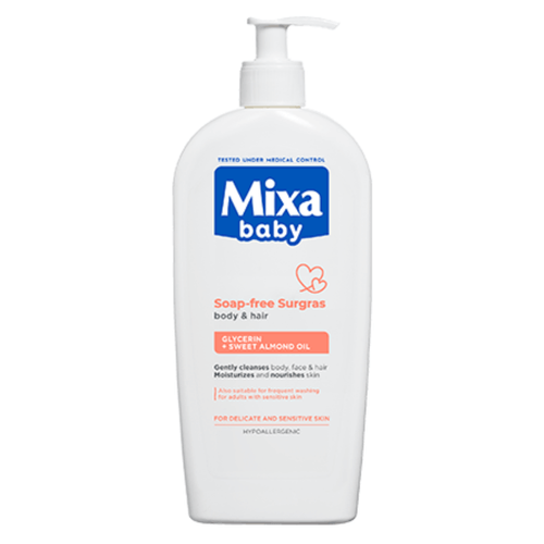 Mixa Baby umývací gél 2v1 na telo a vlásky 400 ml