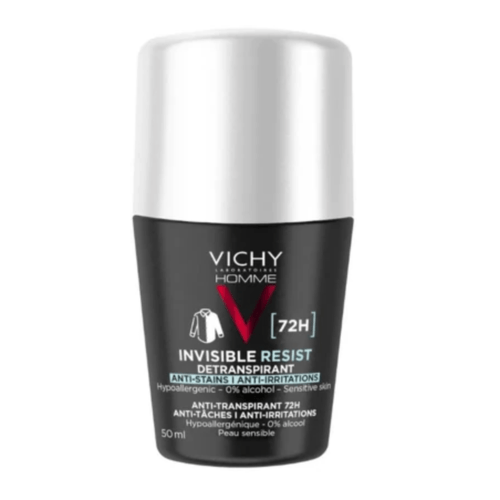 Vichy Homme invisible resist detranspirant 72h roll-on 50 ml