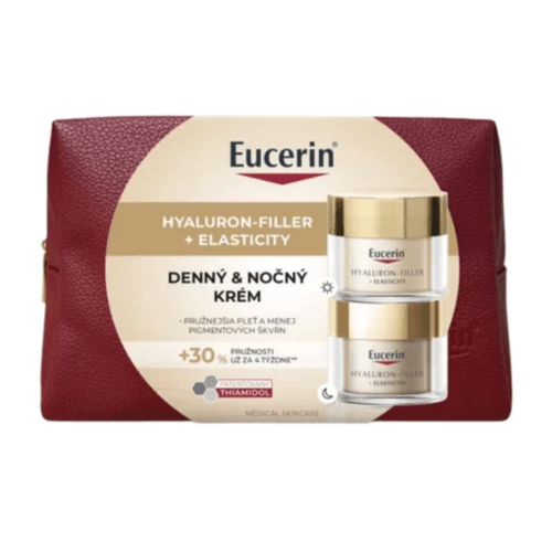 Eucerin Vianoce Hyaluron-Filler + Elasticity Denný krém + Nočný krém