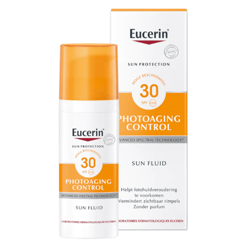 Eucerin Sun Emulzia na opaľovanie na tvár proti vráskam Photoaging Control SPF 30 50 ml