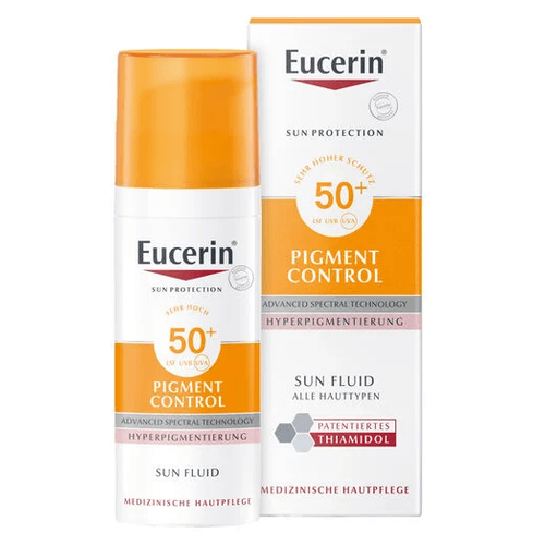 Eucerin Sun Emulzia na tvár s depigmentačným účinkom PIGMENT CONTROL SPF 50+ 50 ml