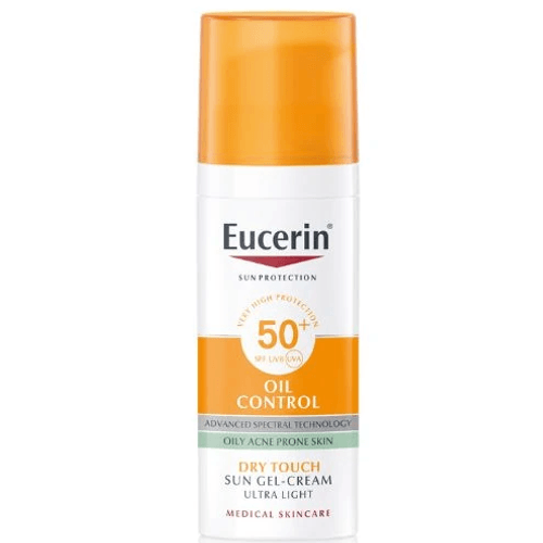 Eucerin Sun Ochranný krémový gél na opaľovanie na tvár Dry Touch OIL CONTROL SPF 50+ 50 ml
